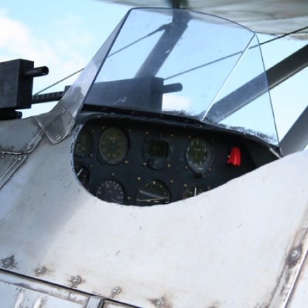 Cockpit - Curtiss F8C Helldiver 