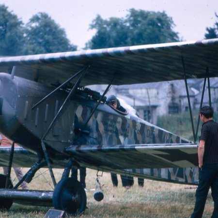 Fokker DVII During Filming At Weston