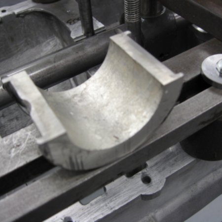 White Metal Bearings Remetaled Bearing Prior To Machining