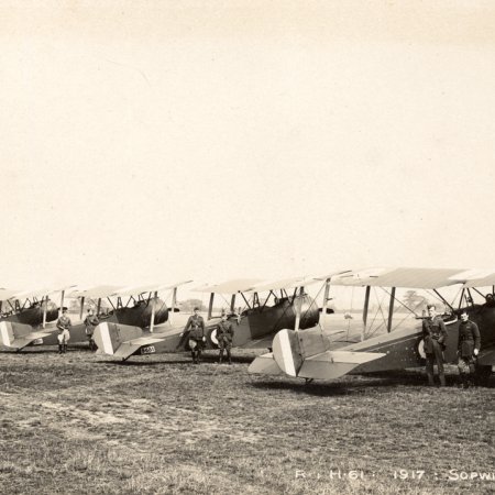 171 Lineup Of Sopwith Strutter Fighters 1917