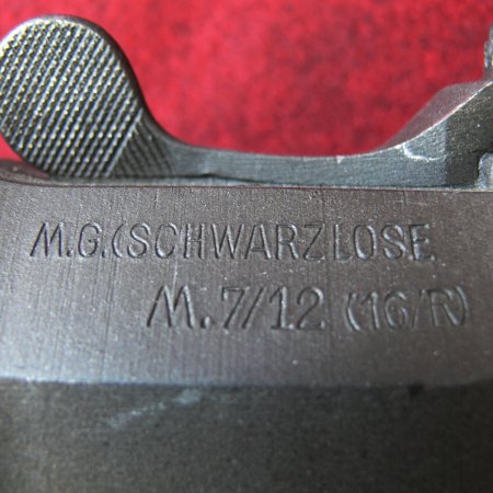 Schwarzlose Gun Engraving